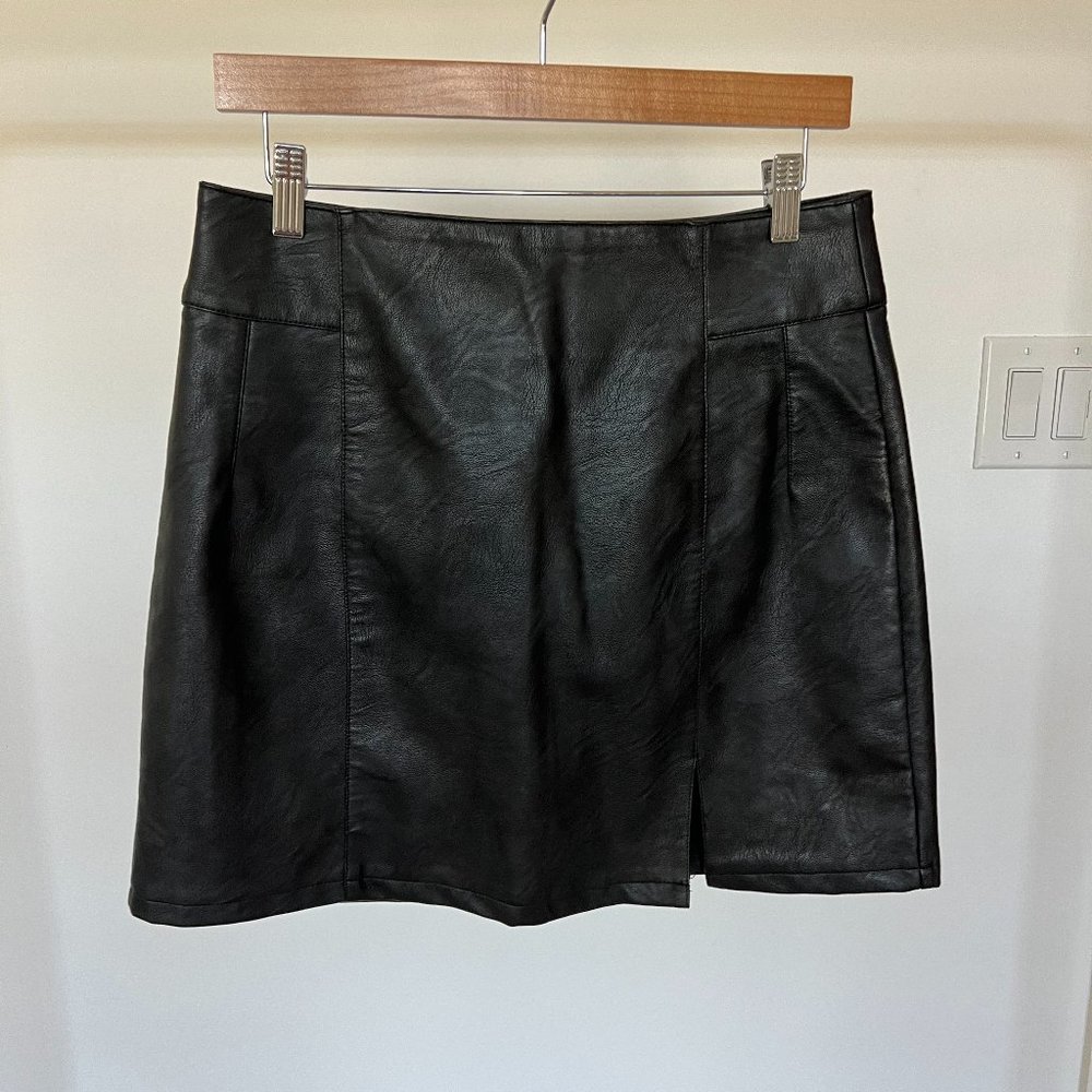Pleather Skirt